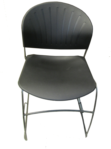 Black Plastic Chair Big